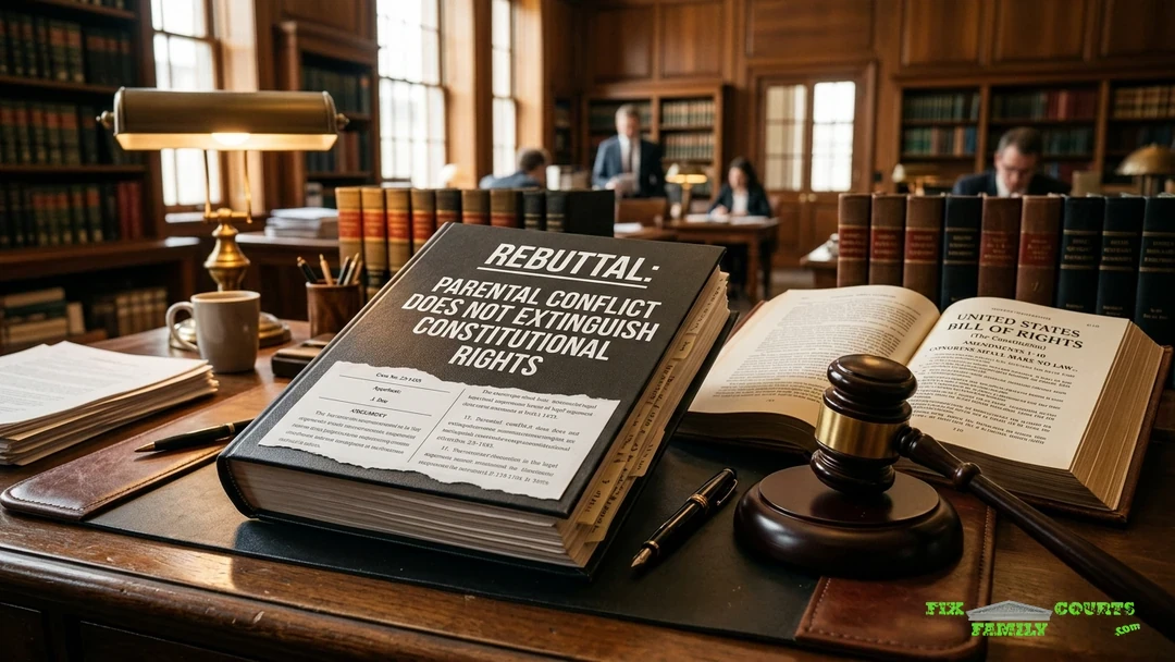 Destroying Divorce Court Lies: Divorce Courts Lie When They Claim That Parental Conflict Negates Parental Rights