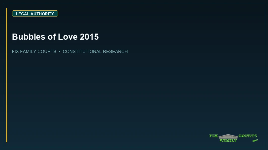 Bubbles of Love 2015