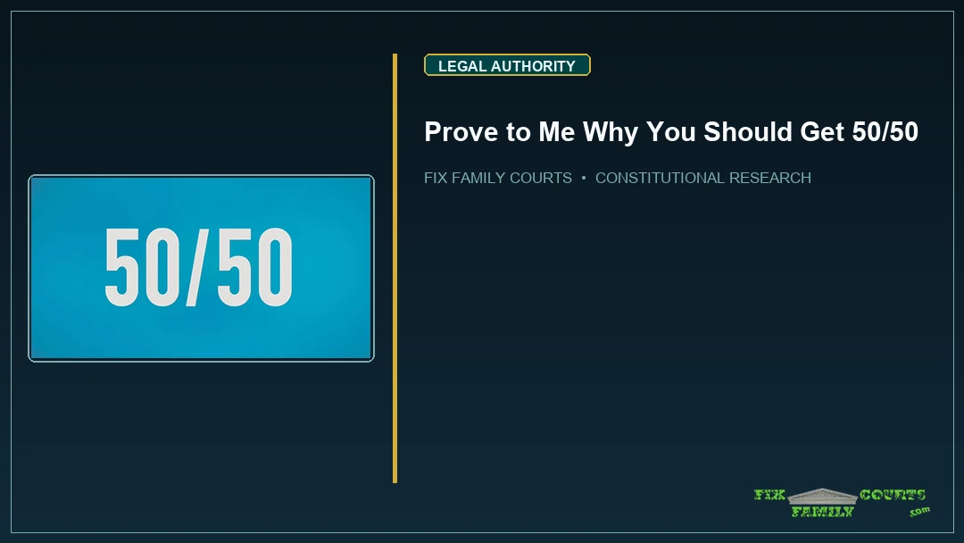 Prove to Me Why You Should Get 50/50