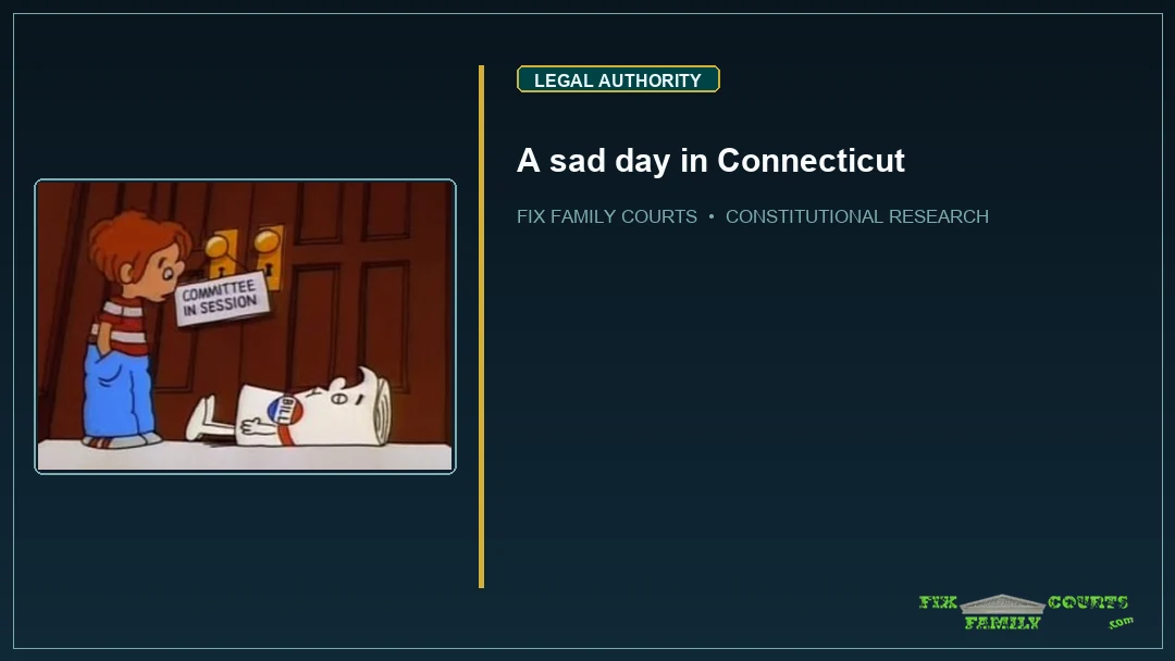 A sad day in Connecticut