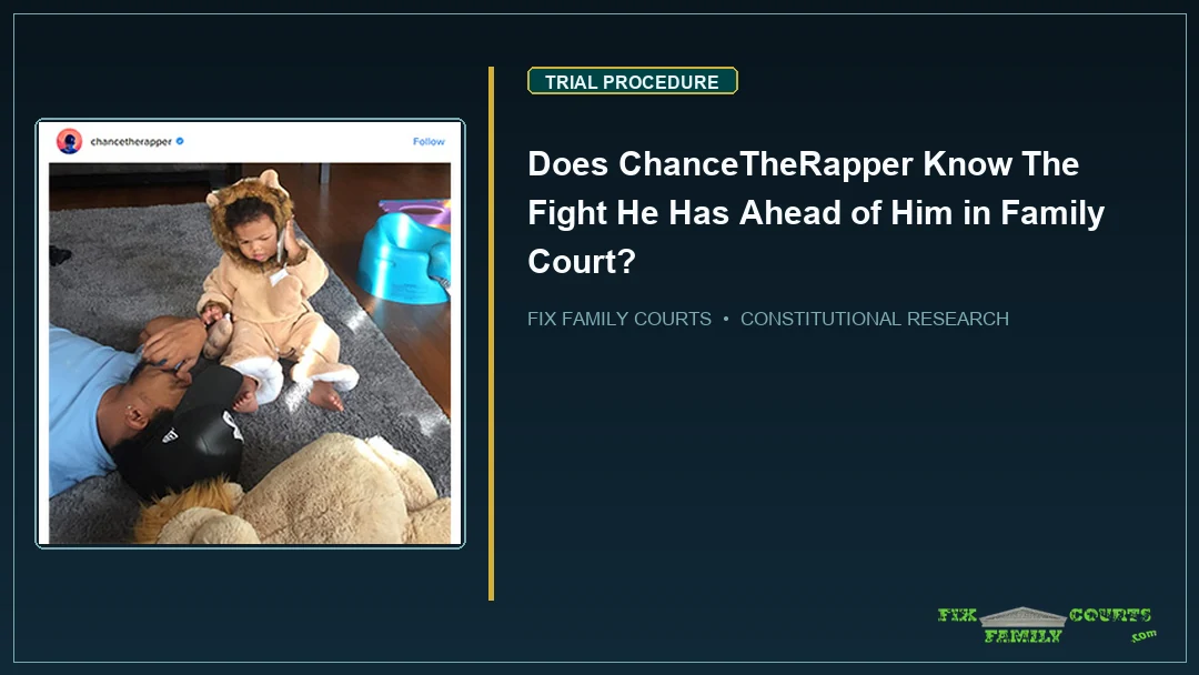 Does ChanceTheRapper Know The Fight He Has Ahead of Him in Family Court?