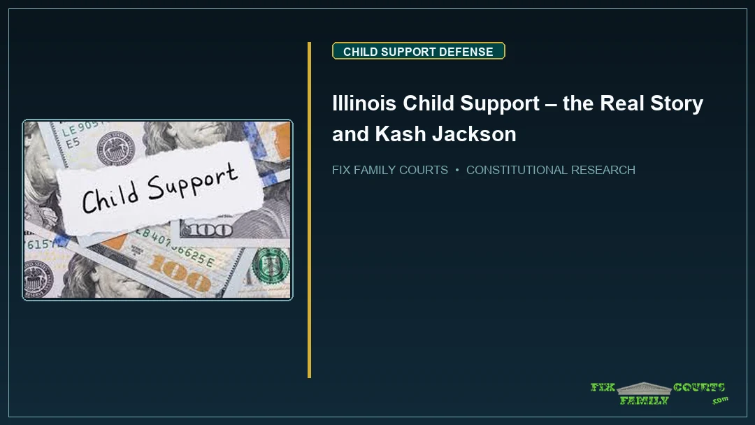 Illinois Child Support – the Real Story and Kash Jackson
