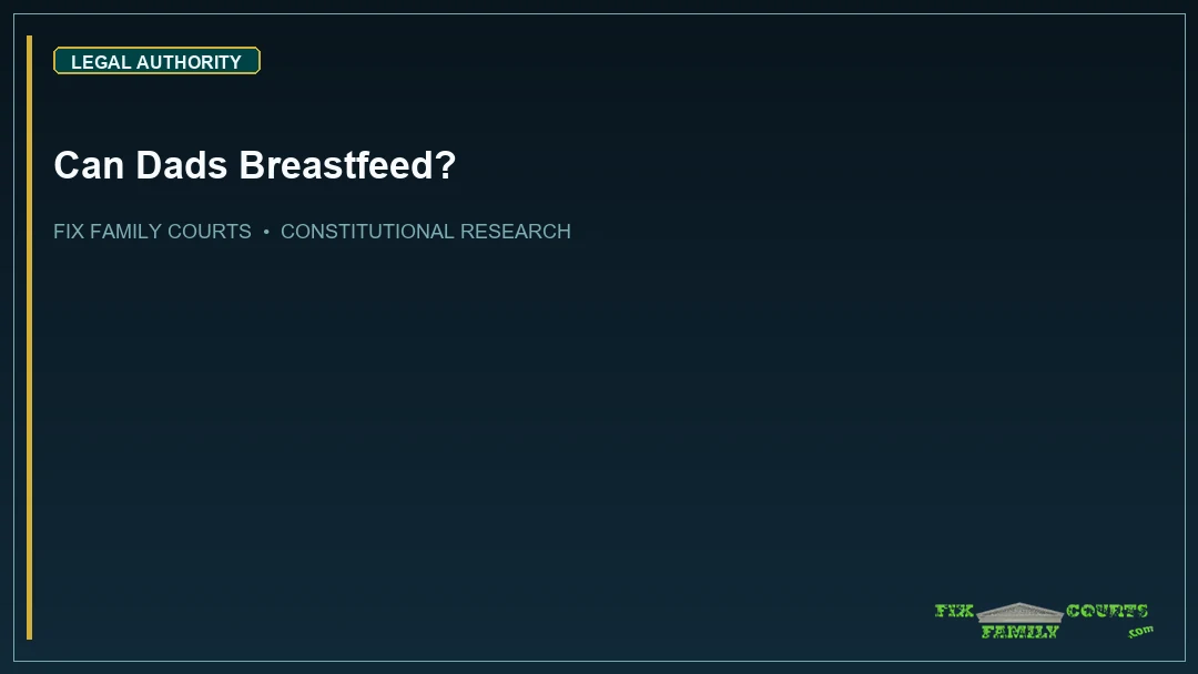 Can Dads Breastfeed?