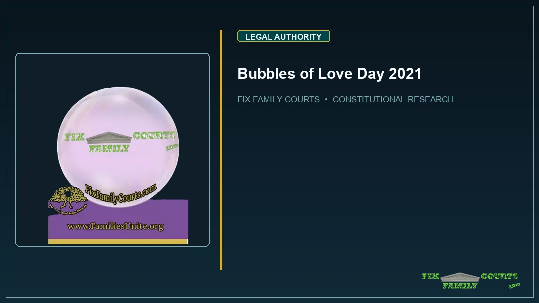 Bubbles of Love Day 2021