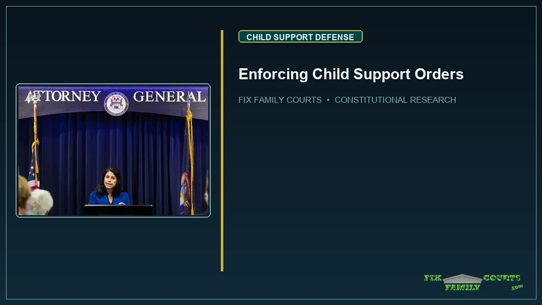 Enforcing Child Support Orders