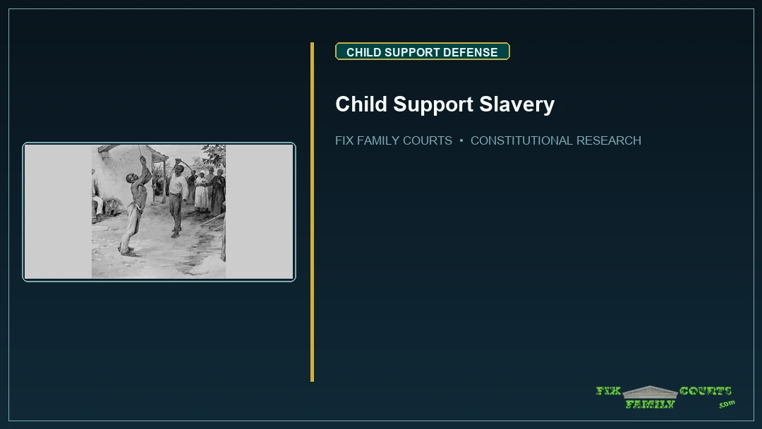 Child Support Slavery