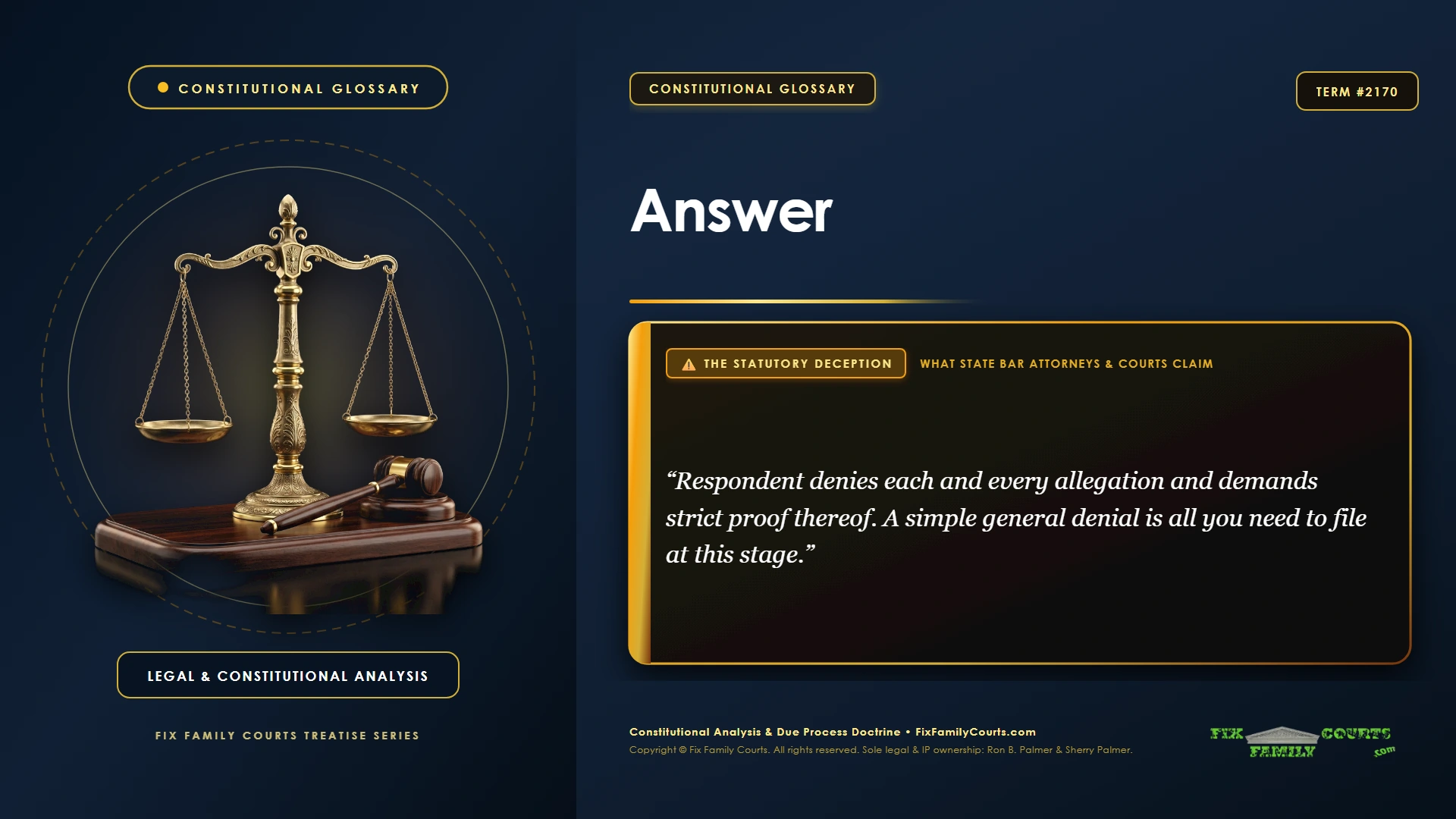 Term: Answer
