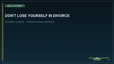 DON'T LOSE YOURSELF IN DIVORCE