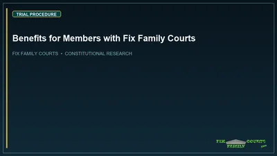Benefits for Members with Fix Family Courts