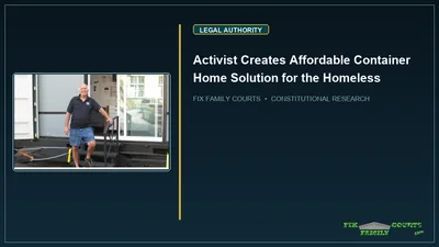 Activist Creates Affordable Container Home Solution for the Homeless
