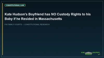 Kate Hudson's Boyfriend has NO Custody Rights to his Baby if he Resided in Massachusetts