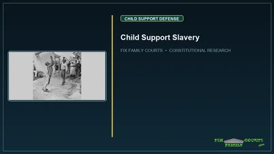 Child Support Slavery