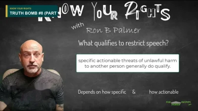 Truth Bomb 8 Part 1: Parenting plans are prior restraints
