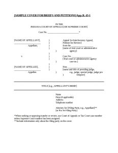 Appellate Template